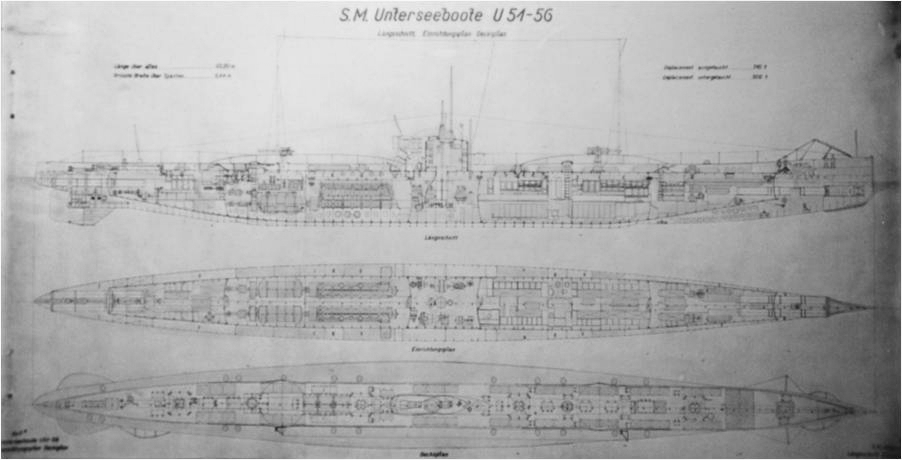 Zeichnung U51-U56